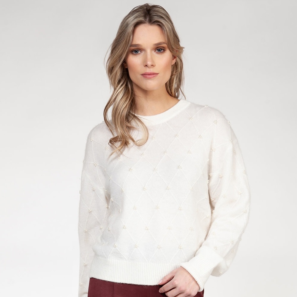 NWOT! - Black Tape | Chantilly Pearl Sweater - Picture 7 of 14